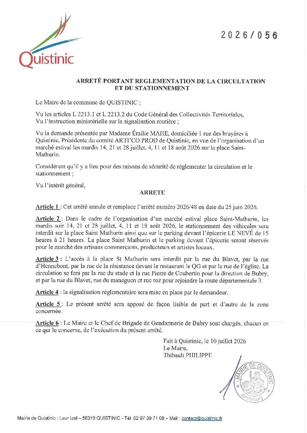 Bulletin Municipal
